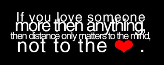 does distance matter in a stale love life