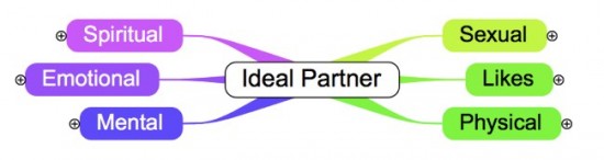 ideal partner mindmap beginnings