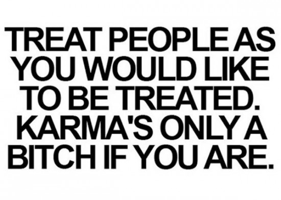 karma acts on law of attraction - really both the same force