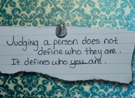 Judging or Understanding? You decide